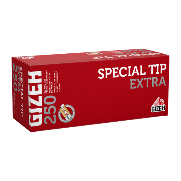 GIZEH Special Tip Extra Hülsen 4 x 250 Stück GIZEH Special Tip Extra Hülsen 4 x 250 Stück